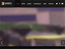 Tablet Screenshot of giants-software.com